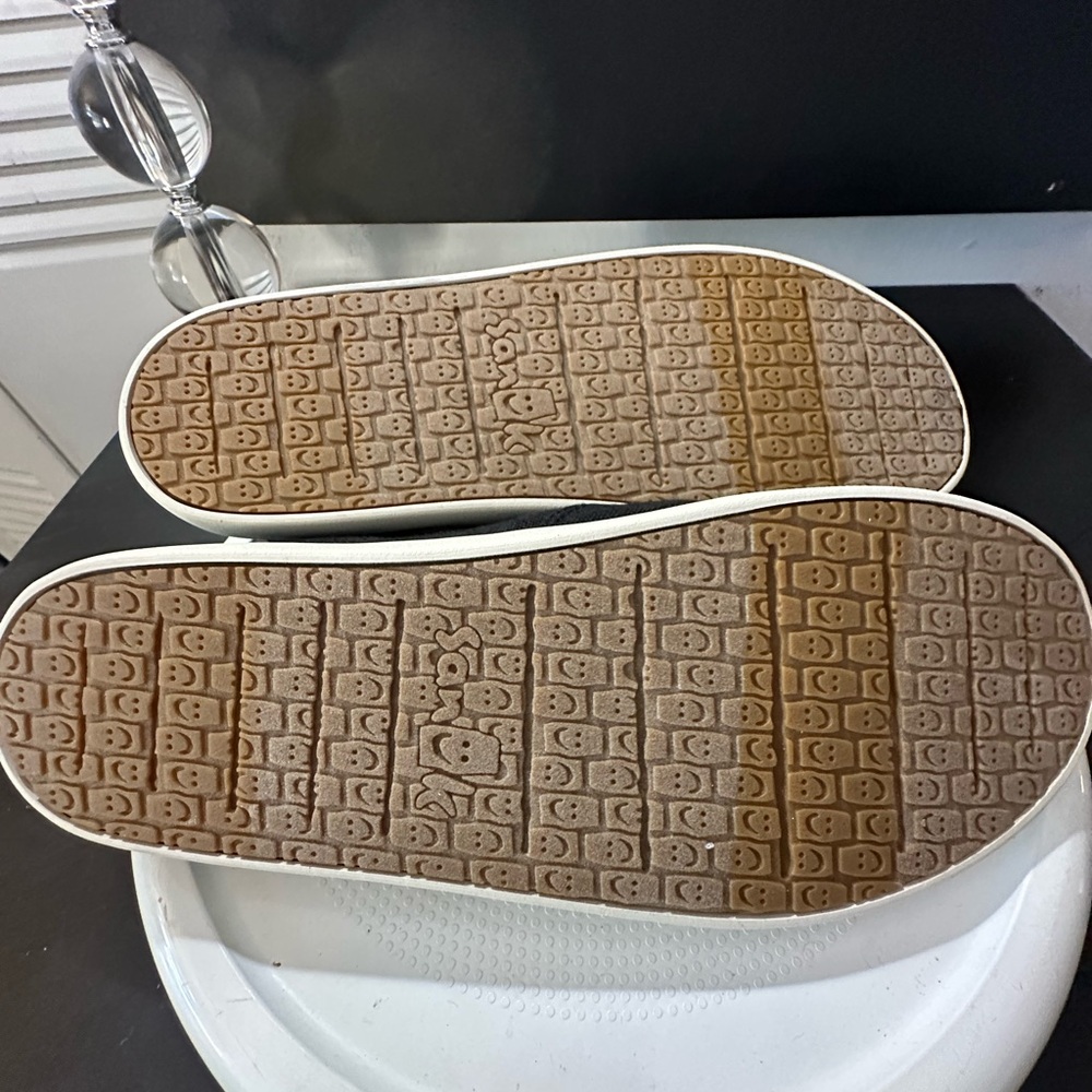 🆕Sanuk Sideline 2 Hemp Black Slip On Canvas Shoes - Picture 12 of 12
